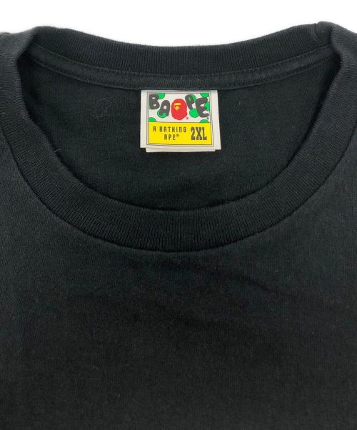 A BATHING APE（アベイシングエイプ）A BATHING APE (アベイシングエイプ) ワンポイントTシャツ/001TEJ801063M ブラック サイズ:2XLの古着・服飾アイテム