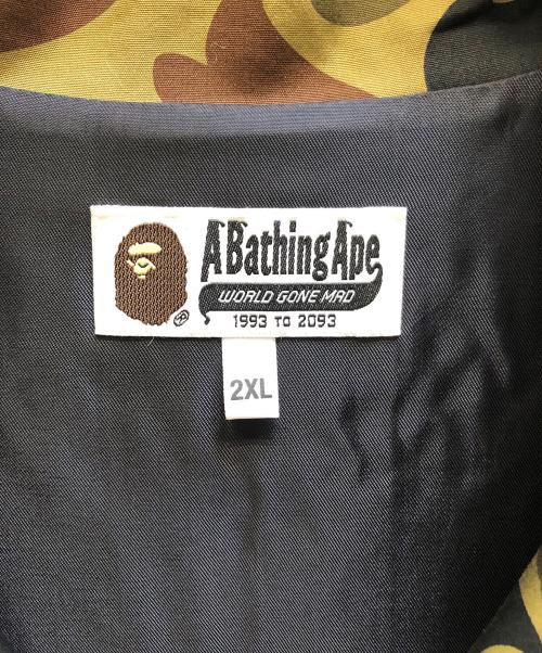 A BATHING APE（ア ベイシング エイプ）A BATHING APE (ア ベイシング エイプ) 1ST CAMO CHINA JACKET オリーブ サイズ:2XLの古着・服飾アイテム