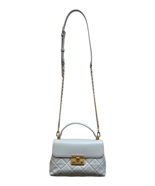 CHARLES & KEITH（チャールズアンドキース）CHARLES & KEITH (チャールズ＆キース) アルヴァ キルトチェーンストラップトップハンドルバッグ ブルーの古着・服飾アイテム