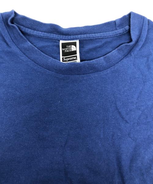 THE NORTH FACE（ザ ノース フェイス）THE NORTH FACE (ザ ノース フェイス) Superme 23SS Printed Pocket Tee / NT02309I ブルー サイズ:XLの古着・服飾アイテム