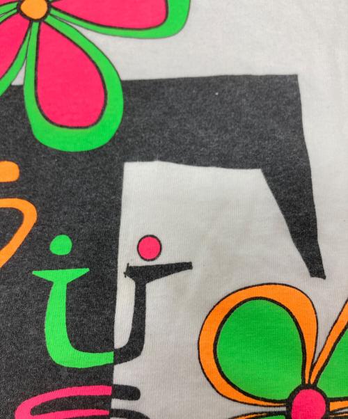 stussy（ステューシー）stussy (ステューシー) HECTIC (ヘクティク) デラステューTシャツ ホワイト サイズ:LARGEの古着・服飾アイテム