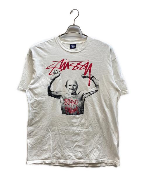 stussy（ステューシー）stussy (ステューシー) スタンダードファームTシャツ ホワイト サイズ:XLの古着・服飾アイテム
