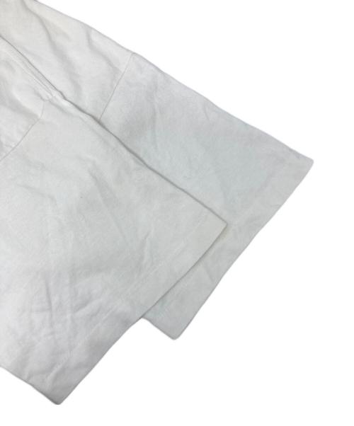 stussy（ステューシー）stussy (ステューシー) ROUGH AND RUGGED GEARTシャツ ホワイト サイズ:Lの古着・服飾アイテム