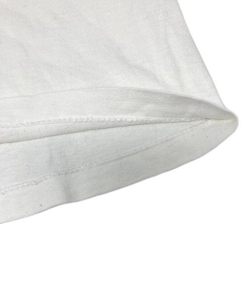 stussy（ステューシー）stussy (ステューシー) ROUGH AND RUGGED GEARTシャツ ホワイト サイズ:Lの古着・服飾アイテム