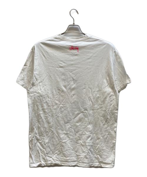 stussy（ステューシー）stussy (ステューシー) プリントTシャツ/ローマの休日 ホワイト サイズ:Lの古着・服飾アイテム