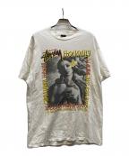 stussyステューシー）の古着「プリントTシャツ」｜ホワイト