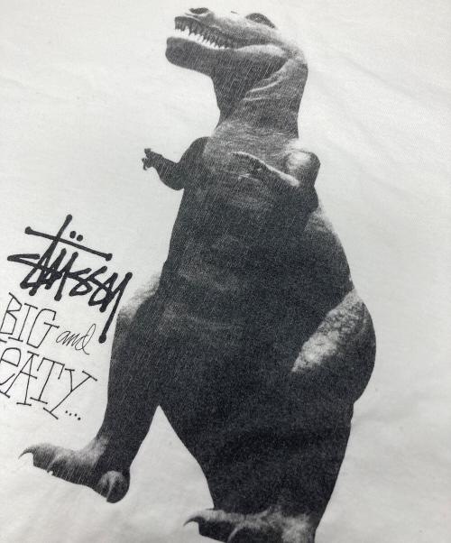 stussy（ステューシー）stussy (ステューシー) BIG and MEATY Tee/90s ホワイト サイズ:Mの古着・服飾アイテム