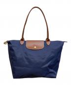 LONGCHAMPロンシャン）の古着「ナイロントートバッグ」｜ネイビー