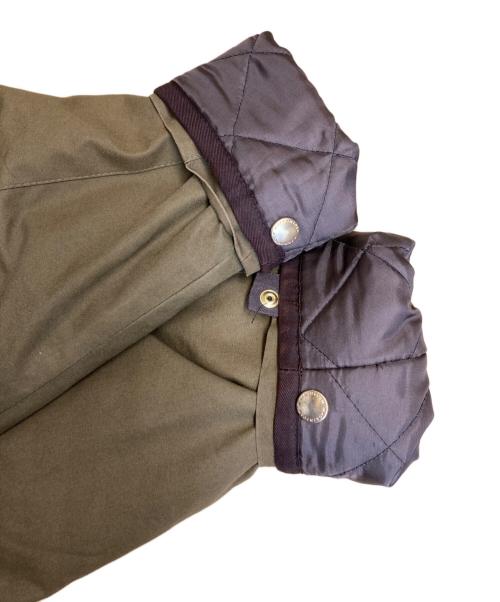 MACKINTOSH（マッキントッシュ）MACKINTOSH (マッキントッシュ) KITSUNE (キツネ) キルティングライナー付 フーデッド ブルゾン グリーン サイズ:38の古着・服飾アイテム