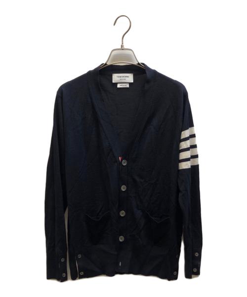 Thom Browne（トムブラウン）Thom Browne (トムブラウン) メリノウール4BARニットカーディガン ブラック サイズ:1の古着・服飾アイテム