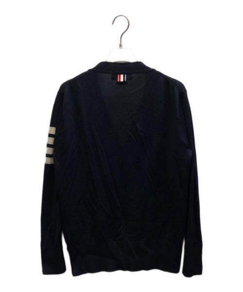 Thom Browne（トムブラウン）Thom Browne (トムブラウン) メリノウール4BARニットカーディガン ブラック サイズ:1の古着・服飾アイテム