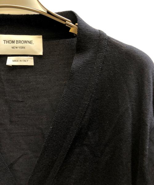 Thom Browne（トムブラウン）Thom Browne (トムブラウン) メリノウール4BARニットカーディガン ブラック サイズ:1の古着・服飾アイテム