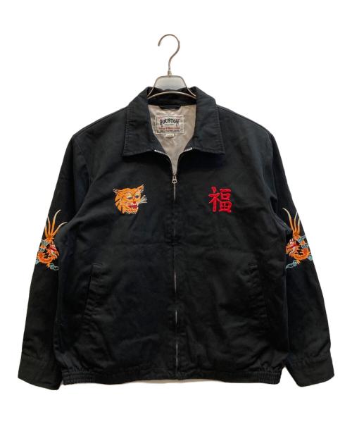 HOUSTON（ヒューストン）HOUSTON (ヒューストン) ベトナムジャケット ブラック サイズ:XLの古着・服飾アイテム
