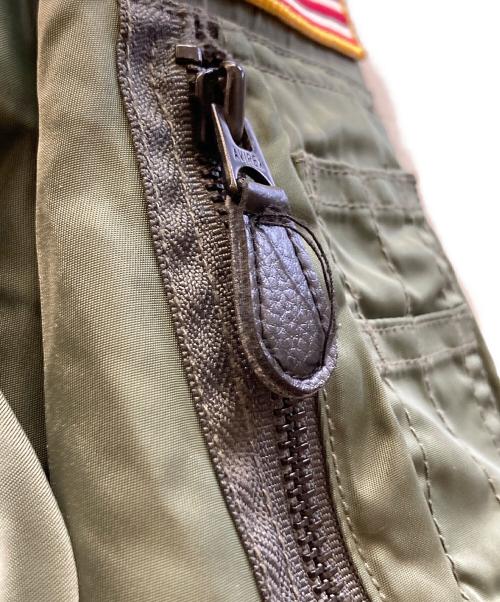 AVIREX（アヴィレックス）AVIREX (アヴィレックス) ライト MA-1 フライングカデット グリーン サイズ:2XLの古着・服飾アイテム