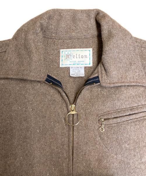 MELTON（メルトン）melton (メルトン) ウールスポーツジャケット ブラウン サイズ:Lの古着・服飾アイテム