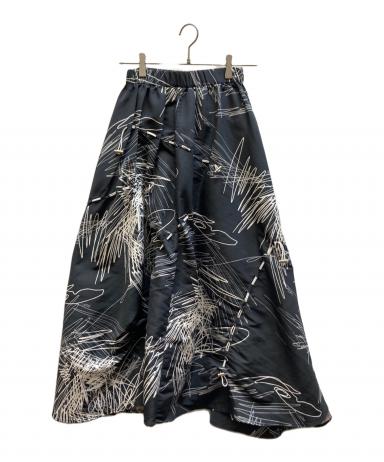 中古・古着通販】UN3D. (アンスリード) ラインアートギャザースカート