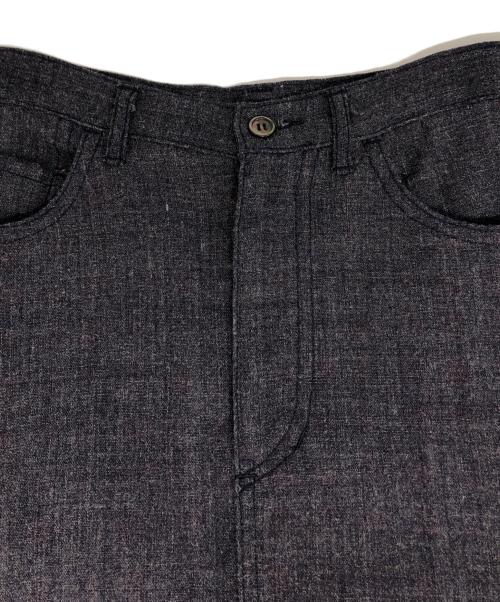 COMME des GARCONS tricot（コムデギャルソントリコ）COMME des GARCONS tricot (コムデギャルソントリコ) ウールリネンスカート ネイビー サイズ:Sの古着・服飾アイテム