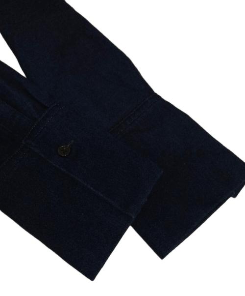 Y's（ワイズ）Y's (ワイズ) フリル襟L/Sシャツ ネイビー サイズ:1の古着・服飾アイテム