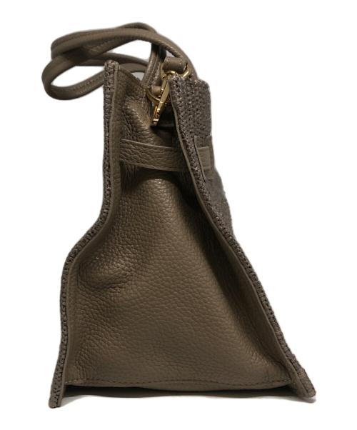 VIOLAd'ORO（ヴィオラドーロ）VIOLAd'ORO (ヴィオラドーロ) 2WAYバッグ ベージュ 未使用品の古着・服飾アイテム