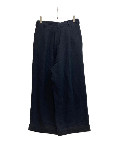 Y's（ワイズ）Y's (ワイズ) ウールワイドパンツ ブラック サイズ:1の古着・服飾アイテム