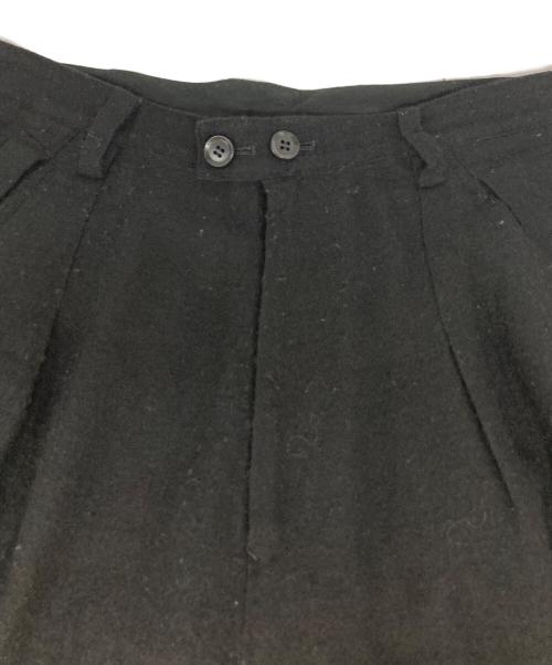 Y's（ワイズ）Y's (ワイズ) ウールワイドパンツ ブラック サイズ:1の古着・服飾アイテム
