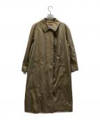 Burberry'sバーバリー）の古着「裏ノヴァチェックステンカラーコート」｜ベージュ