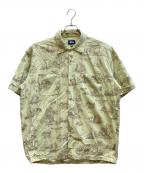 stussyステューシー）の古着「アロハシャツ」｜グリーン