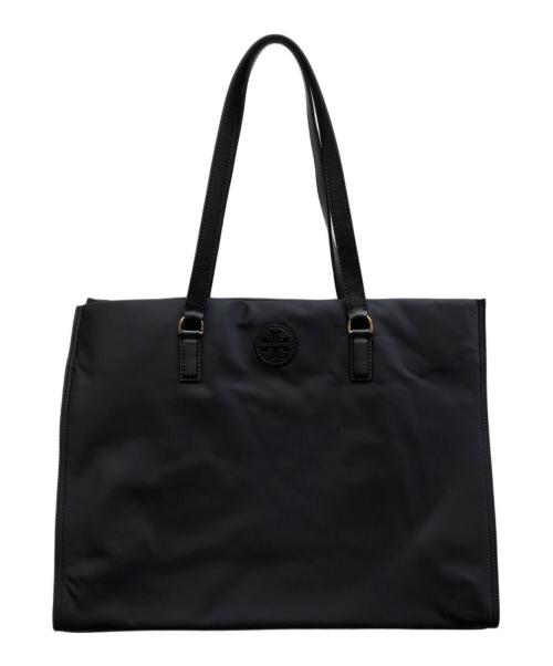 TORY BURCH（トリーバーチ）TORY BURCH (トリーバーチ) エラ ナイロン スモールトート ブラックの古着・服飾アイテム