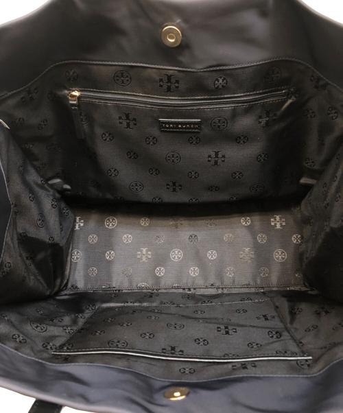 TORY BURCH（トリーバーチ）TORY BURCH (トリーバーチ) エラ ナイロン スモールトート ブラックの古着・服飾アイテム