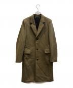 PAUL SMITHポールスミス）の古着「BEAVER MELTON SINGLE CHESTER COAT」｜ブラウン