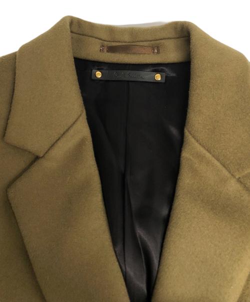 PAUL SMITH（ポールスミス）PAUL SMITH (ポールスミス) BEAVER MELTON SINGLE CHESTER COAT ブラウン サイズ:Sの古着・服飾アイテム