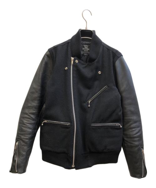 Thee Hysteric XXX（ジィ ヒステリックトリプルエックス）Thee Hysteric XXX (ジィ ヒステリックトリプルエックス) ダブルライダースジャケット ブラック サイズ:1の古着・服飾アイテム