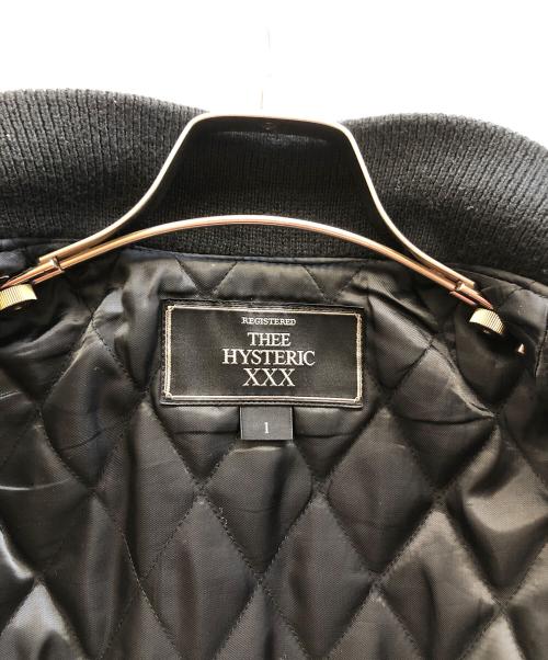 Thee Hysteric XXX（ジィ ヒステリックトリプルエックス）Thee Hysteric XXX (ジィ ヒステリックトリプルエックス) ダブルライダースジャケット ブラック サイズ:1の古着・服飾アイテム