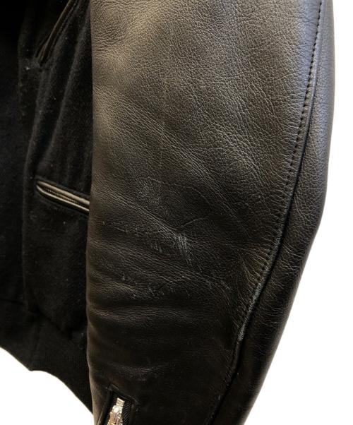 Thee Hysteric XXX（ジィ ヒステリックトリプルエックス）Thee Hysteric XXX (ジィ ヒステリックトリプルエックス) ダブルライダースジャケット ブラック サイズ:1の古着・服飾アイテム