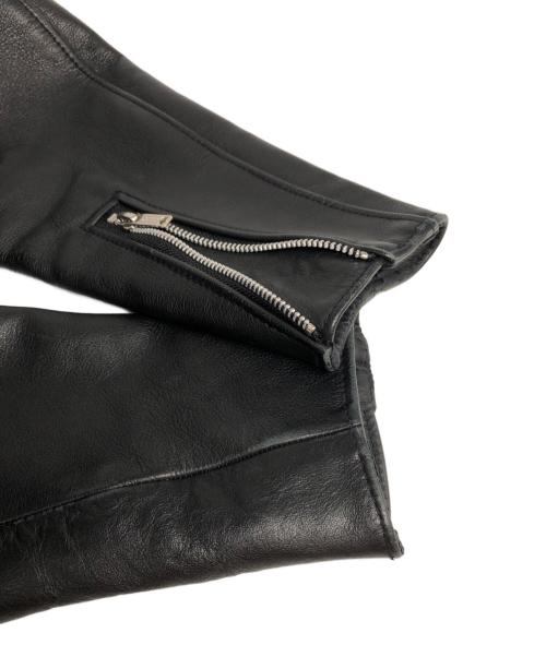 Thee Hysteric XXX（ジィ ヒステリックトリプルエックス）Thee Hysteric XXX (ジィ ヒステリックトリプルエックス) ダブルライダースジャケット ブラック サイズ:1の古着・服飾アイテム