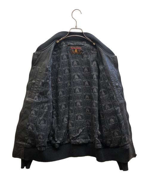 Hysteric Glamour（ヒステリックグラマー）Hysteric Glamour (ヒステリックグラマー) ゴートレザージャケット ブラック サイズ:Ⅿの古着・服飾アイテム