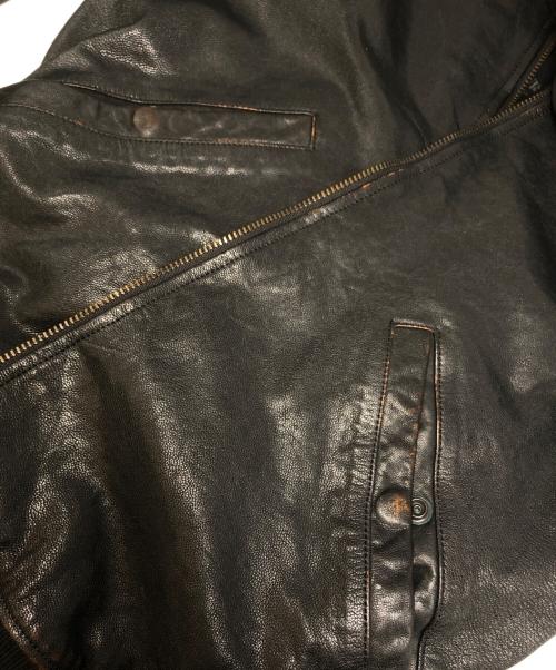 Hysteric Glamour（ヒステリックグラマー）Hysteric Glamour (ヒステリックグラマー) ゴートレザージャケット ブラック サイズ:Ⅿの古着・服飾アイテム