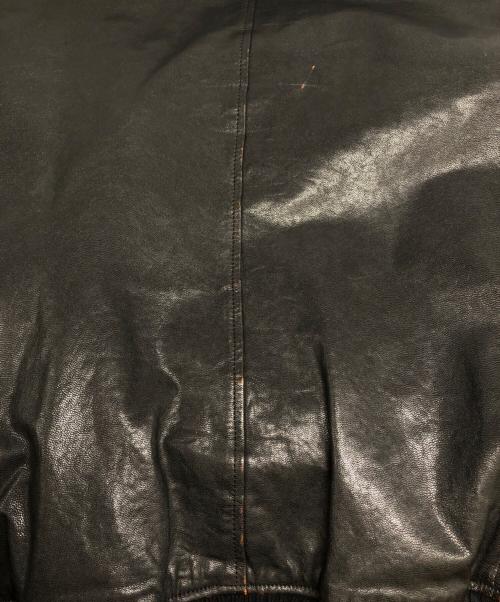 Hysteric Glamour（ヒステリックグラマー）Hysteric Glamour (ヒステリックグラマー) ゴートレザージャケット ブラック サイズ:Ⅿの古着・服飾アイテム