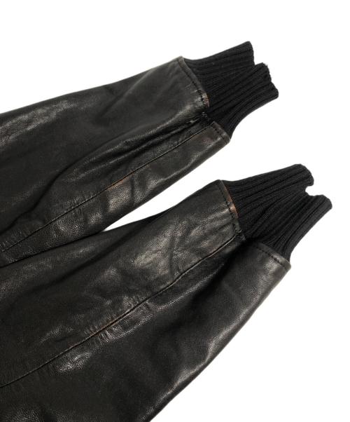 Hysteric Glamour（ヒステリックグラマー）Hysteric Glamour (ヒステリックグラマー) ゴートレザージャケット ブラック サイズ:Ⅿの古着・服飾アイテム