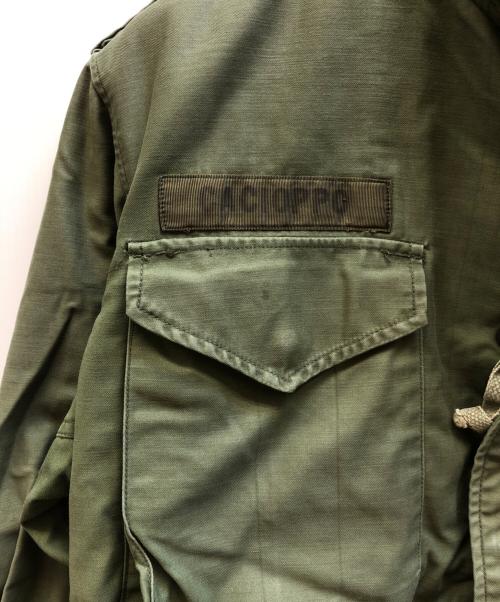 US ARMY（ユーエスアーミー）US ARMY (ユーエスアーミー) 80`s M-65フィールドジャケット カーキ サイズ:SMALL SHORTの古着・服飾アイテム