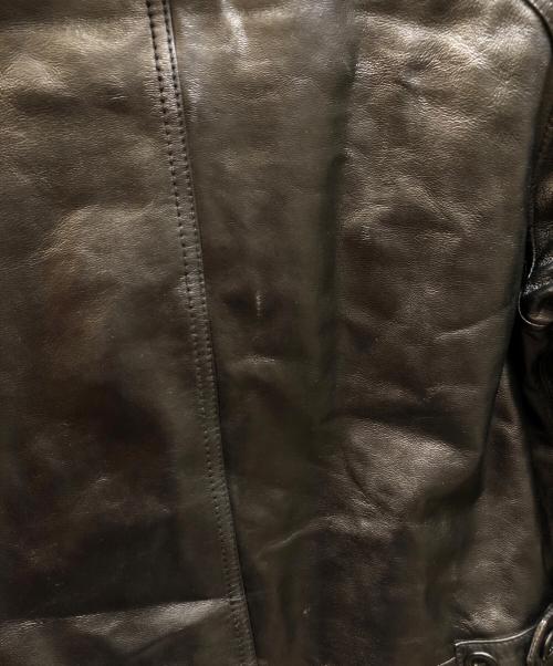 AVIREX（アヴィレックス）AVIREX (アヴィレックス) レザーモッズコート ブラック サイズ:Ⅿの古着・服飾アイテム