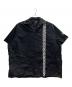RAF SIMONS（ラフシモンズ）の古着「コラボ半袖シャツ / SM1866/102/00381/387」｜ブラック