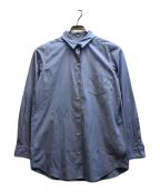 MUSE de Deuxieme Classeミューズ ドゥーズィエム クラス）の古着「ワイヤーウォッシュシャツ」｜スカイブルー