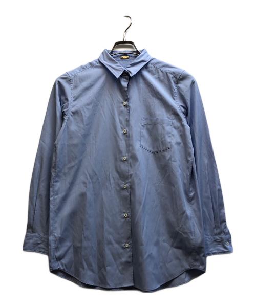 MUSE de Deuxieme Classe（ミューズ ドゥーズィエム クラス）MUSE de Deuxieme Classe (ミューズ ドゥーズィエム クラス) ワイヤーウォッシュシャツ スカイブルー サイズ:Fの古着・服飾アイテム