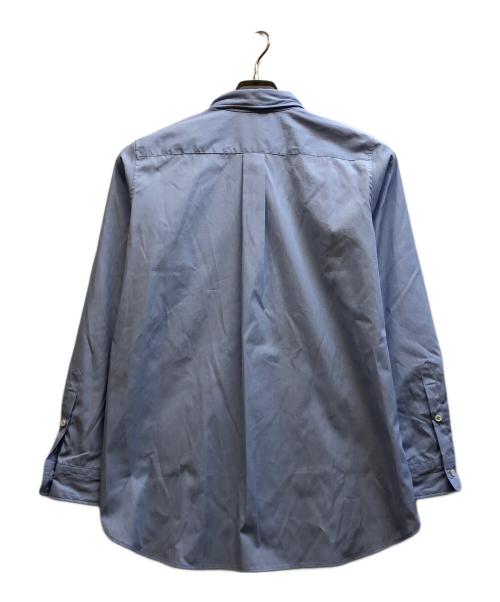 MUSE de Deuxieme Classe（ミューズ ドゥーズィエム クラス）MUSE de Deuxieme Classe (ミューズ ドゥーズィエム クラス) ワイヤーウォッシュシャツ スカイブルー サイズ:Fの古着・服飾アイテム