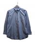 MUSE de Deuxieme Classe（ミューズ ドゥーズィエム クラス）の古着「ワイヤーウォッシュシャツ」｜スカイブルー