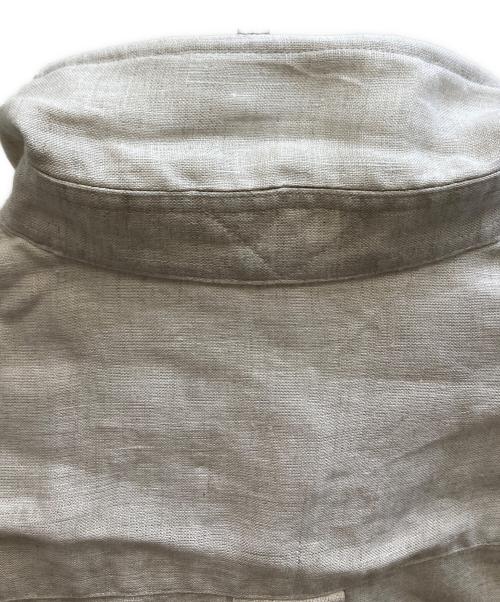 MUSE de Deuxieme Classe（ミューズ ドゥーズィエム クラス）MUSE de Deuxieme Classe (ミューズ ドゥーズィエム クラス) LINEN WASH CACHE シャツ ベージュ サイズ:Fの古着・服飾アイテム