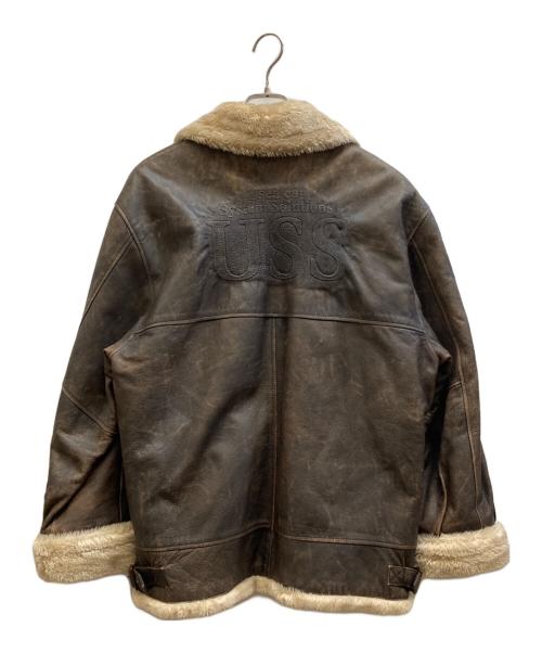 MITSUKOSHI（ミツコシ）MITSUKOSHI (ミツコシ) ムートンジャケット ブラウン サイズ:-の古着・服飾アイテム