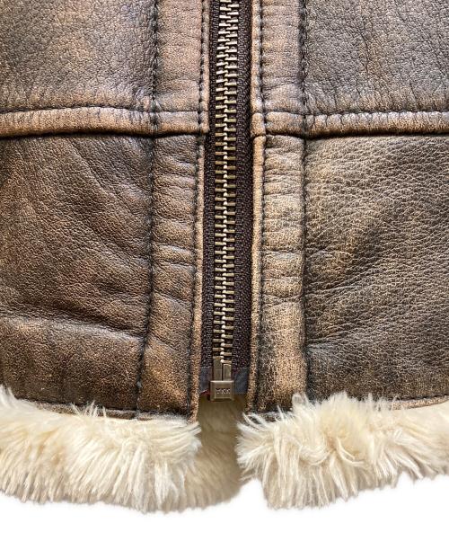 MITSUKOSHI（ミツコシ）MITSUKOSHI (ミツコシ) ムートンジャケット ブラウン サイズ:-の古着・服飾アイテム