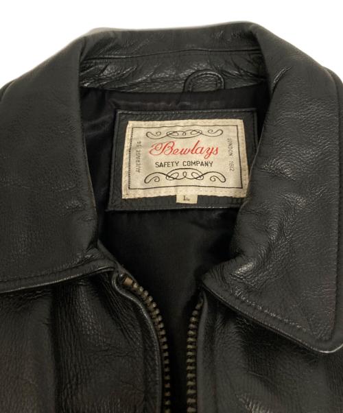 Bewlays（ビウィレイズ）Bewlays (ビウィレイズ) レザージャケット ブラック サイズ:Lの古着・服飾アイテム